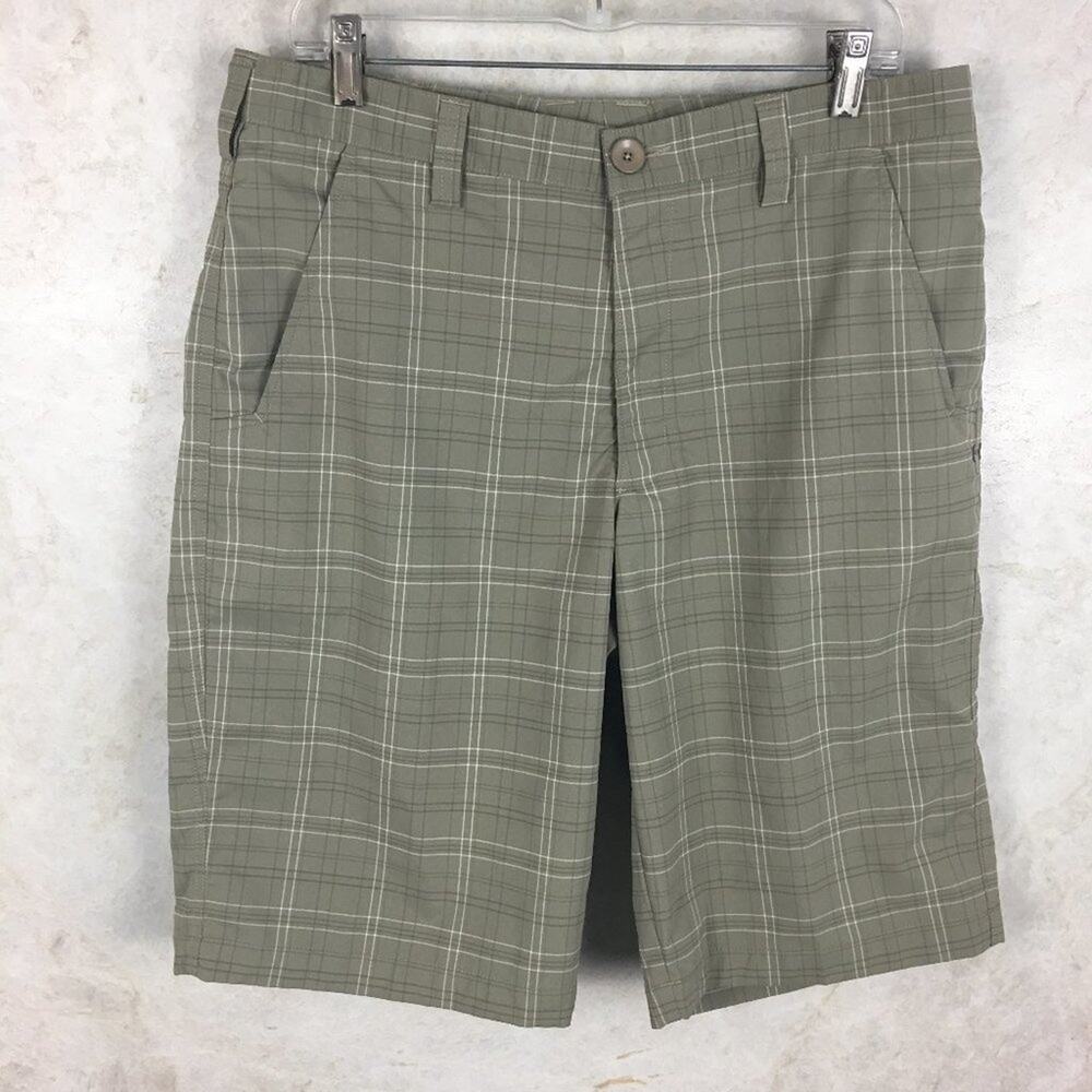 Under Armour Men's Plaid Hybrid Short Size 34